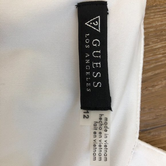 Guess: Cut-Out Bodycon White Dress - Picture 8 of 10